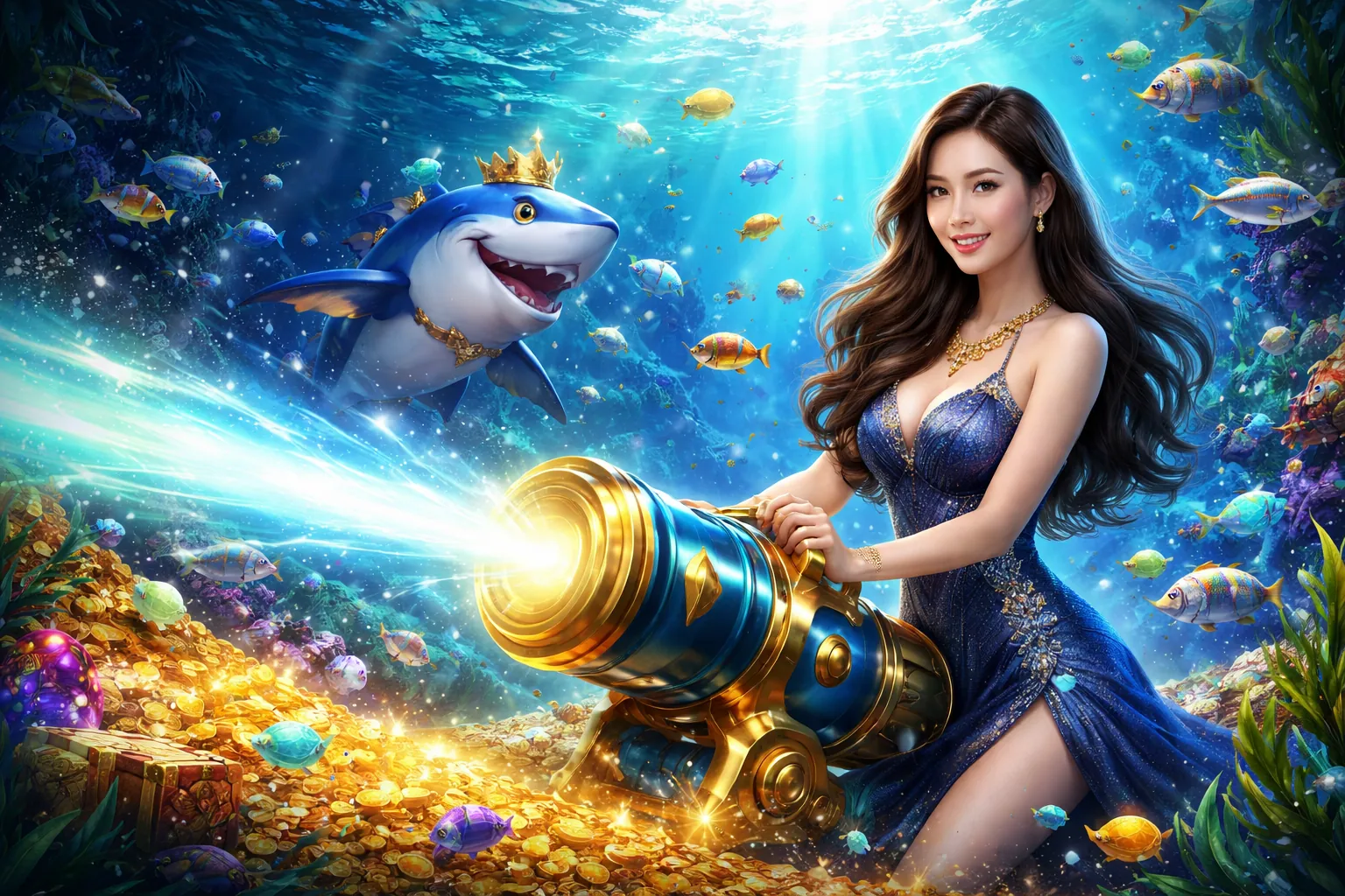 Hình ảnh tổng quan các trò chơi cá cược tại MV66